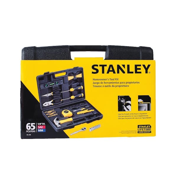 Stanley Home Tool Kit (65-Piece) 94-248 - The Home Depot