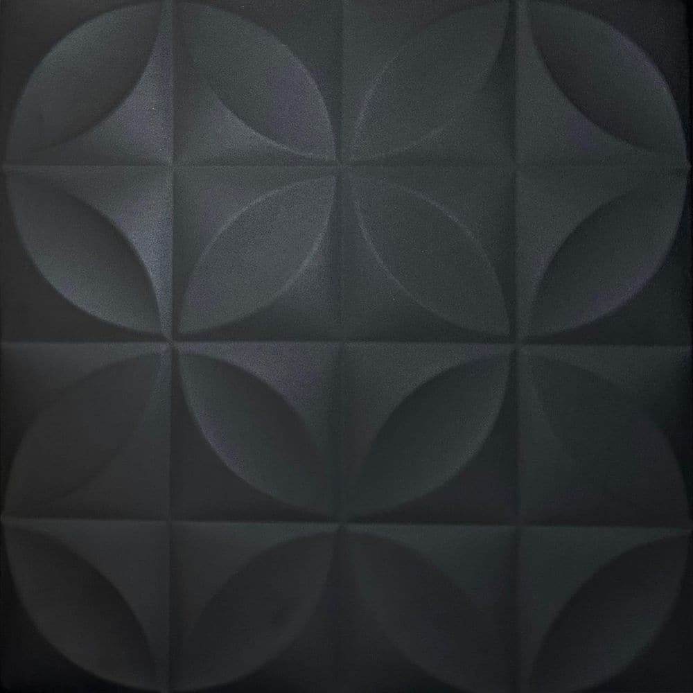 Perceptions Black Matte 1.6 ft. x 1.6 ft. Decorative Foam Glue Up Ceiling Tile (384 sq. ft. / Case) price history on PriceWatchPro