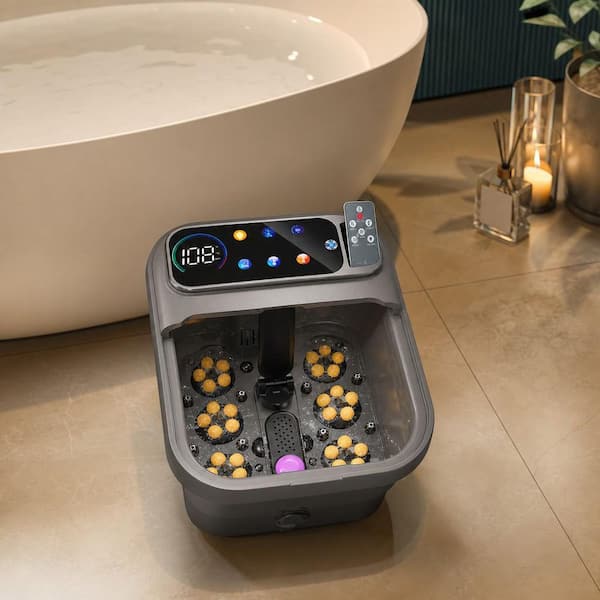Numhew Ultra Thin Collapsible 4D Shiatsu Massage, Electric Tub