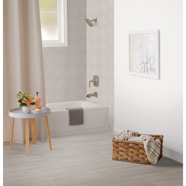 Premier Elegance Chenille White Honed 12 in. x 24 in. Limestone Floor and Wall Tile (12 sq. ft./Case)