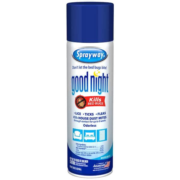 Sprayway 16 oz. Good Night Bed Bug and Dust Mite Spray