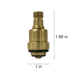 1 11/16 in. 22 pt Broach Hot Side Stem for American Standard Replaces 6078-04