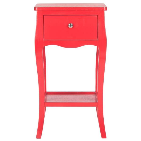 Safavieh Thelma Hot Red Storage End Table