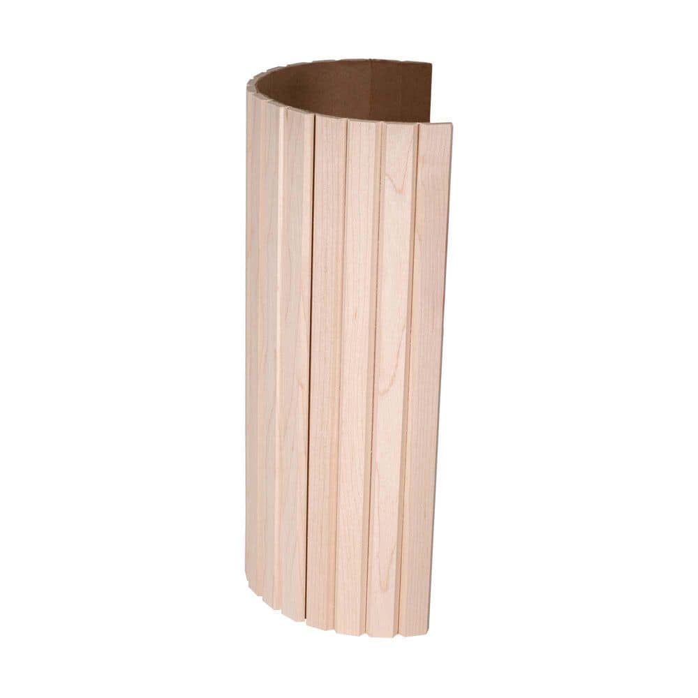 3/16 in. T x 1 ft. x 2-2/3 ft. Maple Unfinished Wood Square Edge Slat Flexible Tambour Decorative Wall Paneling price history on PriceWatchPro