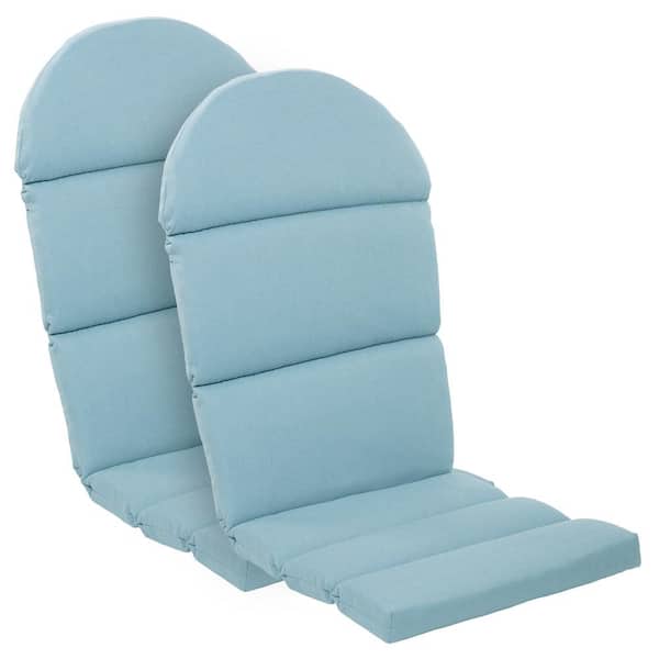 ARDEN Oceantex 21.5 in. x 50 in. Sky Blue Outdoor Adirondack Chair Cushion (2-Pack)