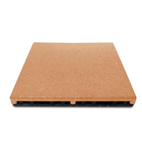 ASPIRE 16 in. x 16 in. Paver with Grid 16 in. x 16 in. x 1.75 in. Beverly Hills Composite (1 unit / 1.78 sq. ft.)