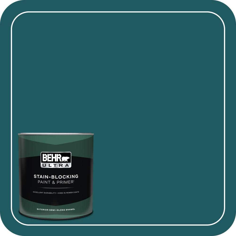 1 qt. #S-H-510 Moonlit Pool Semi-Gloss Enamel Exterior Paint & Primer price history on PriceWatchPro