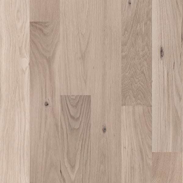 Unfinished White Oak 5/8 in. T x 5 in. W Tongue and Groove Smooth Engineered Hardwood Flooring (27.08 sq. ft./ ctn)