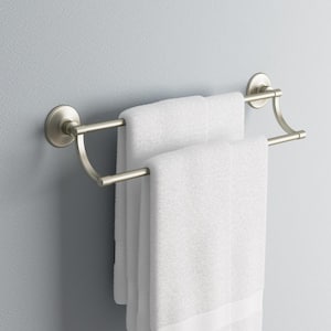 Archer 25 in. Double Towel Bar in Vibrant Brushed Nickel