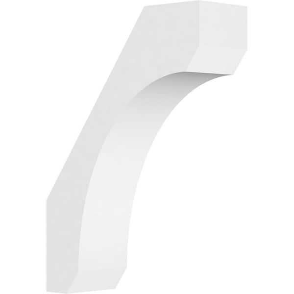 Ekena Millwork 5"W x 16"D x 22"H Standard Legacy Architectural Grade PVC Knee Brace