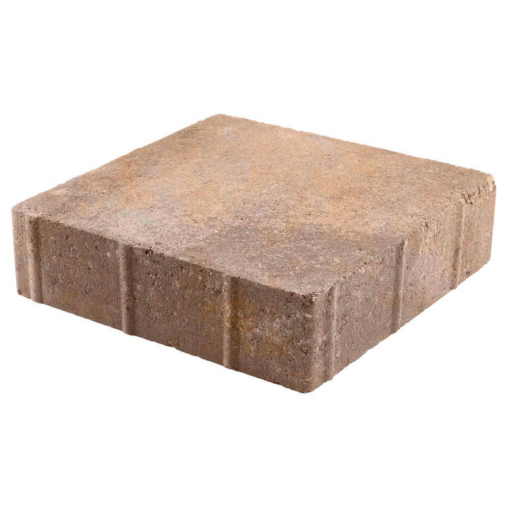Vintage 8.86 in. L x 8.86 in. W x 2.36 in. H 3-Tone Brown Concrete Paver (200-Pieces/110 sq. ft./Pallet) price history on PriceWatchPro