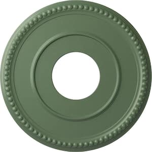 3/4" x 12-1/2" x 12-1/2" Polyurethane Bradford Ceiling, Hand-Painted Athenian Green