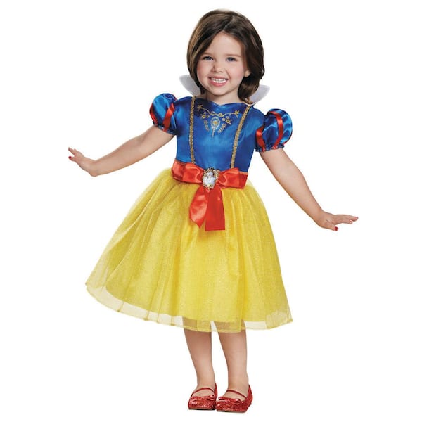 Disguise Toddler Girls Classic Snow White and the Seven Dwarfs Snow White Costume - 3T-4T