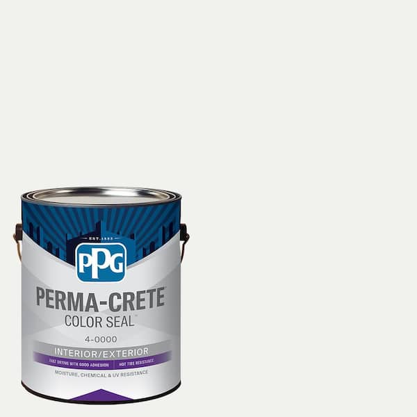 Color Seal 1 gal. PPG1001-1 Delicate White Satin Interior/Exterior Concrete Stain