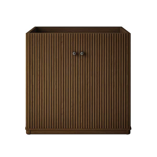 Swiss Madison Lafayette 36 in Bath Vanity Cabinet without Top in Brown Oak
