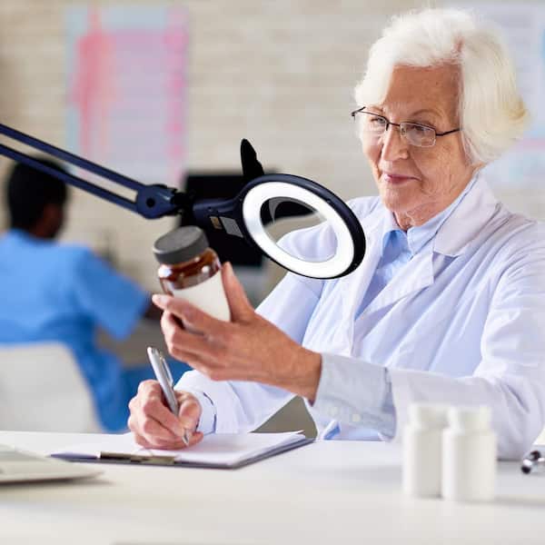 Brightech Lightview Pro 33 in. Classic Black Plug-in Adjustable