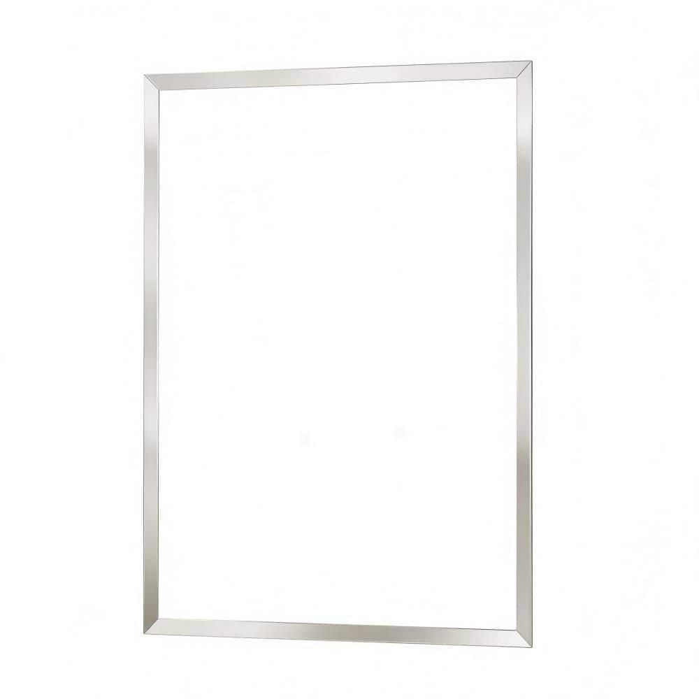 40 in. W x 24 in. H  Shatterproof Beveled Frameless Wall Mirror Bathroom Vanity Mirror price history on PriceWatchPro