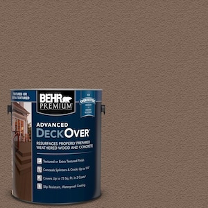 1 gal. #SC-148 Adobe Brown Textured Solid Color Exterior Wood and Concrete Coating