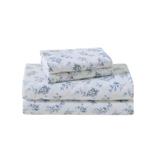 Tommy Bahama Hibiscus Bloom Cotton Sheet Set, Green, Queen