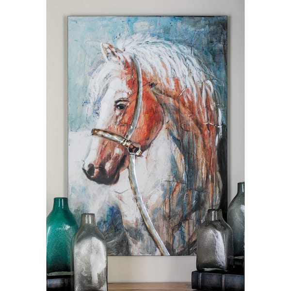 Litton Lane 1- Panel Horse Wall Art 47 in. x 32 in.