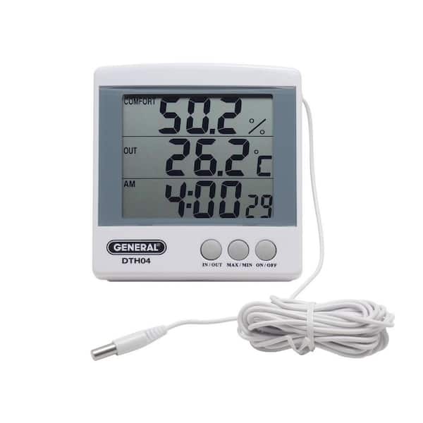 Jumbo Display Digital Thermo Hygrometer Clock