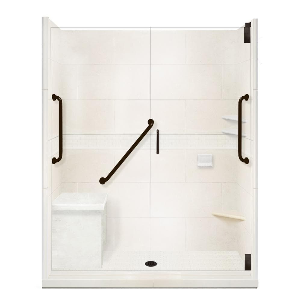 American Bath Factory Classic Freedom Grand Hinged 42 in. x