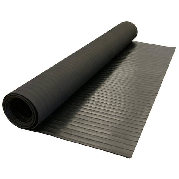 Corrugated Fine Rib 1/8 in. x 4 ft. x 15 ft. Rubber Runner