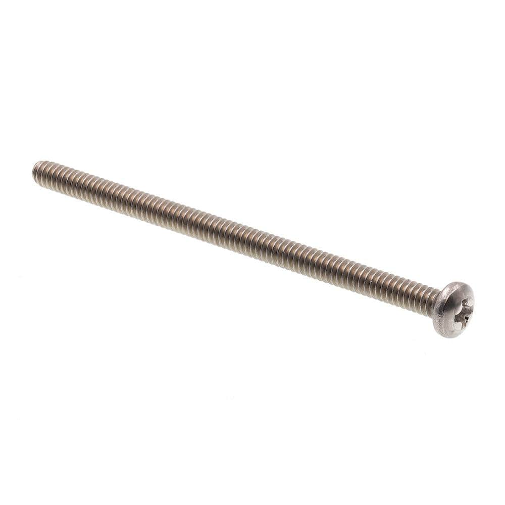 3/8 Length Plain Finish Phillips Drive Pan Head 410 Stainless Steel Thread Cutting Screw Type F Pack of 100 #4-40 Thread Size