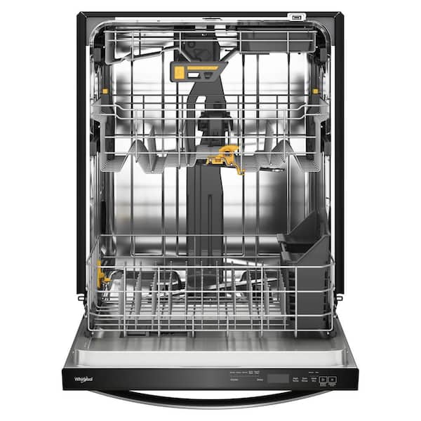 24 in. Top Control Built-In Tall Tub Dishwasher in Print Resist Black Stainless with Total Coverage Wash Action