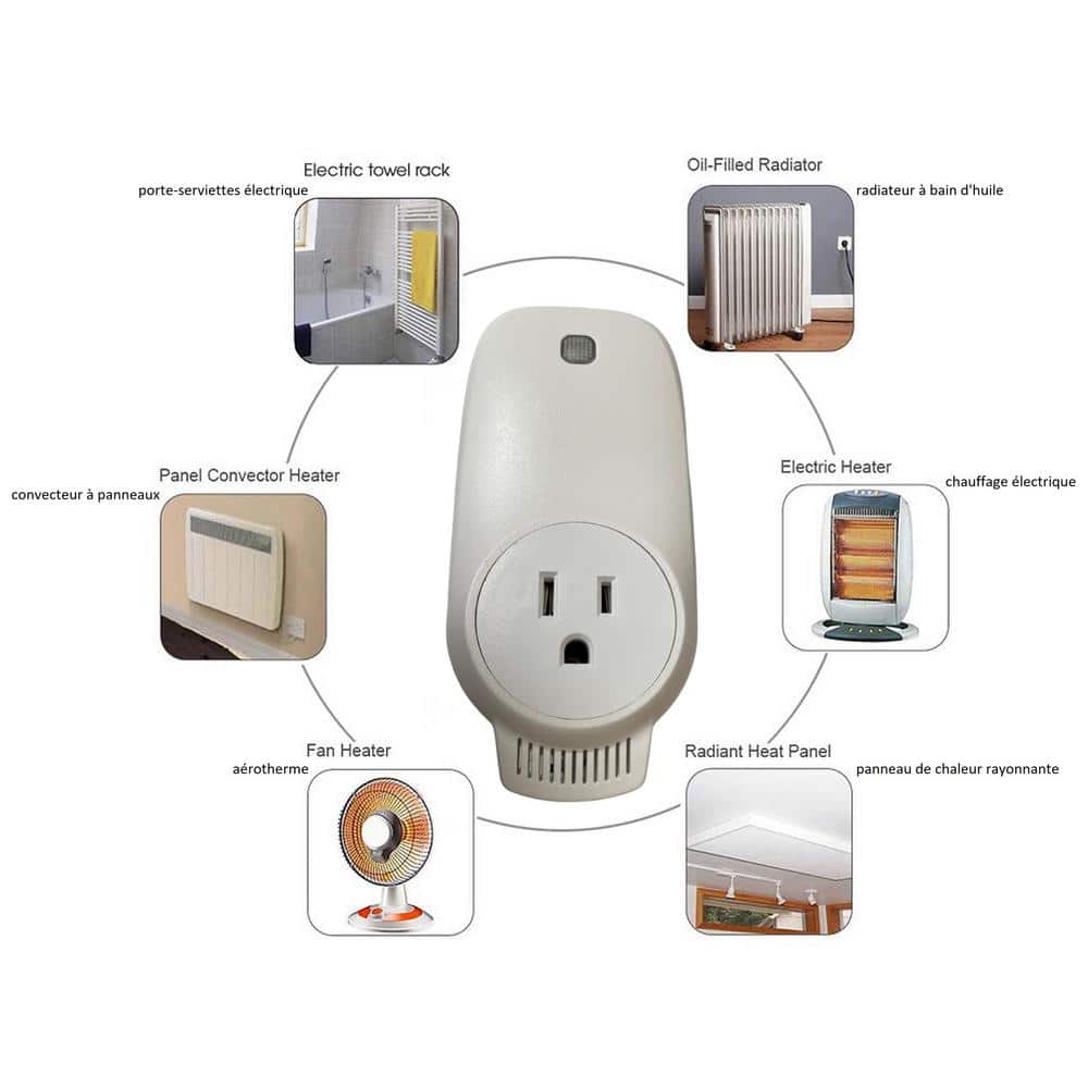 Wexstar EWT-009US Plug-in Wi-Fi Thermostat with Smart Phone Control