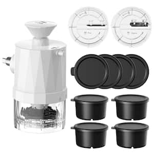 Snow Cone Maker for KitchenAid with 8-Ice Molds, Stainless Steel Blade Ice Shaver Attachment for Kitchen Aid Mixer