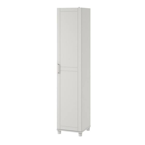 Ameriwood Home Kai Wood Freestanding Garage Cabinet In White 16 W X 74 H 15 D Hd98218 The Depot Kai Wood Freestanding Garage Cabinet, White Storage Cabinets With Doors For Garage