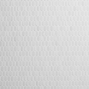 Glimmer Rain White 11.61 in. x 11.73 in. Polished Glass Wall Mosaic Tile (0.94 sq. ft./Each)