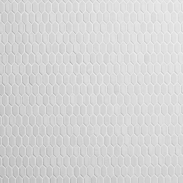 Ivy Hill Tile Glimmer Rain White 11.61 in. x 11.73 in. Polished Glass Wall Mosaic Tile (0.94 sq. ft./Each)