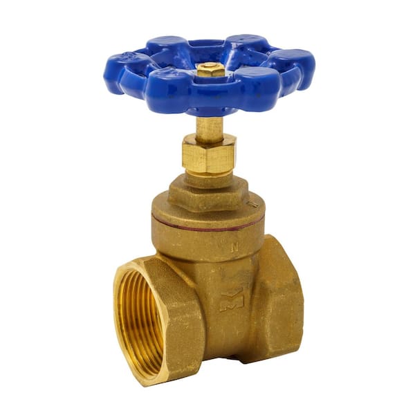 Everbilt 1-1/4 in. Brass FPT Compact-Pattern Threaded Gate Valve