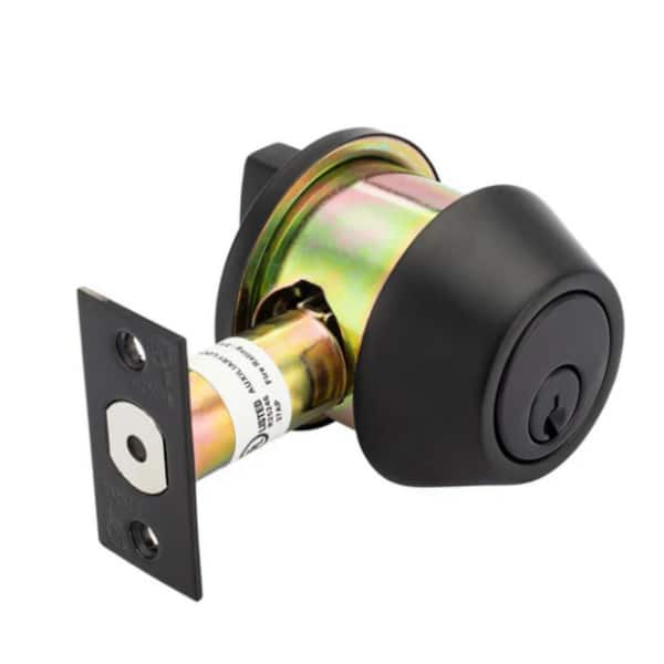700 Series Grade 2-Black Single Cylinder Deadbolt