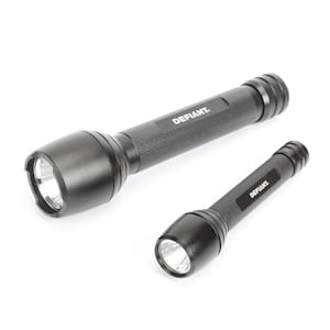 250-Lumen and 80-Lumen LED Flashlight Combo (2-Pack)