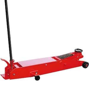 5-Ton Heavy-Duty Long Frame Floor Jack with Foot Pedal