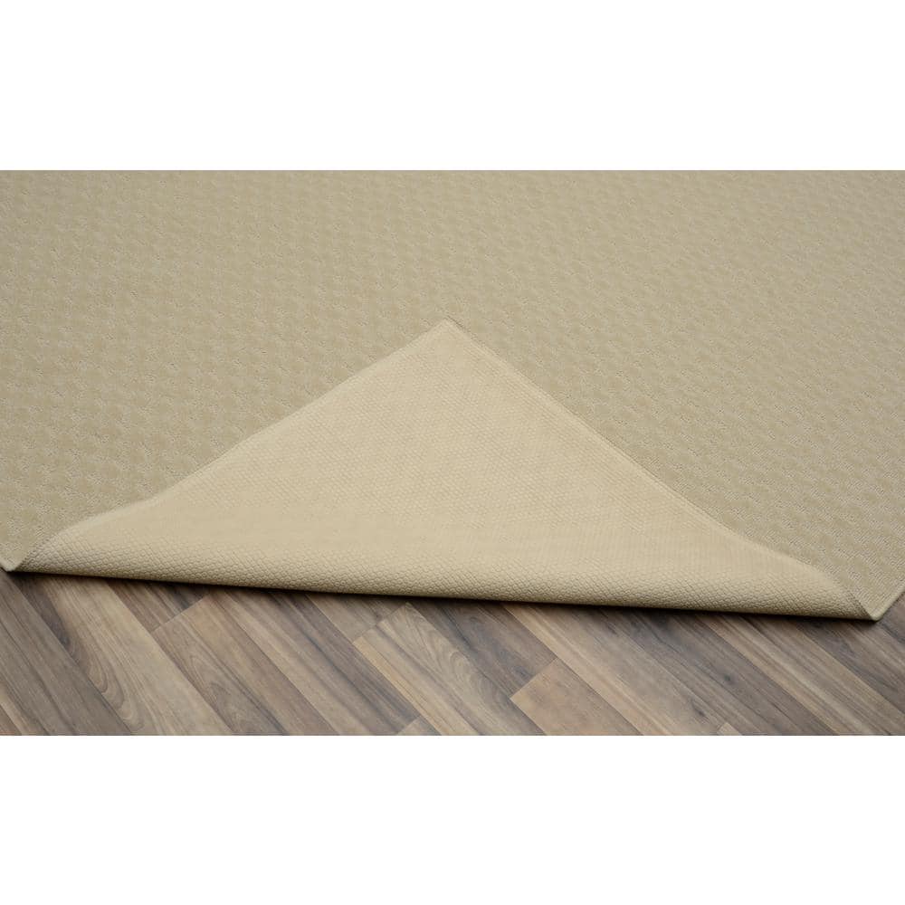 Medallion Black Solid Synthetic 9' x 12' Tufted Area Rug