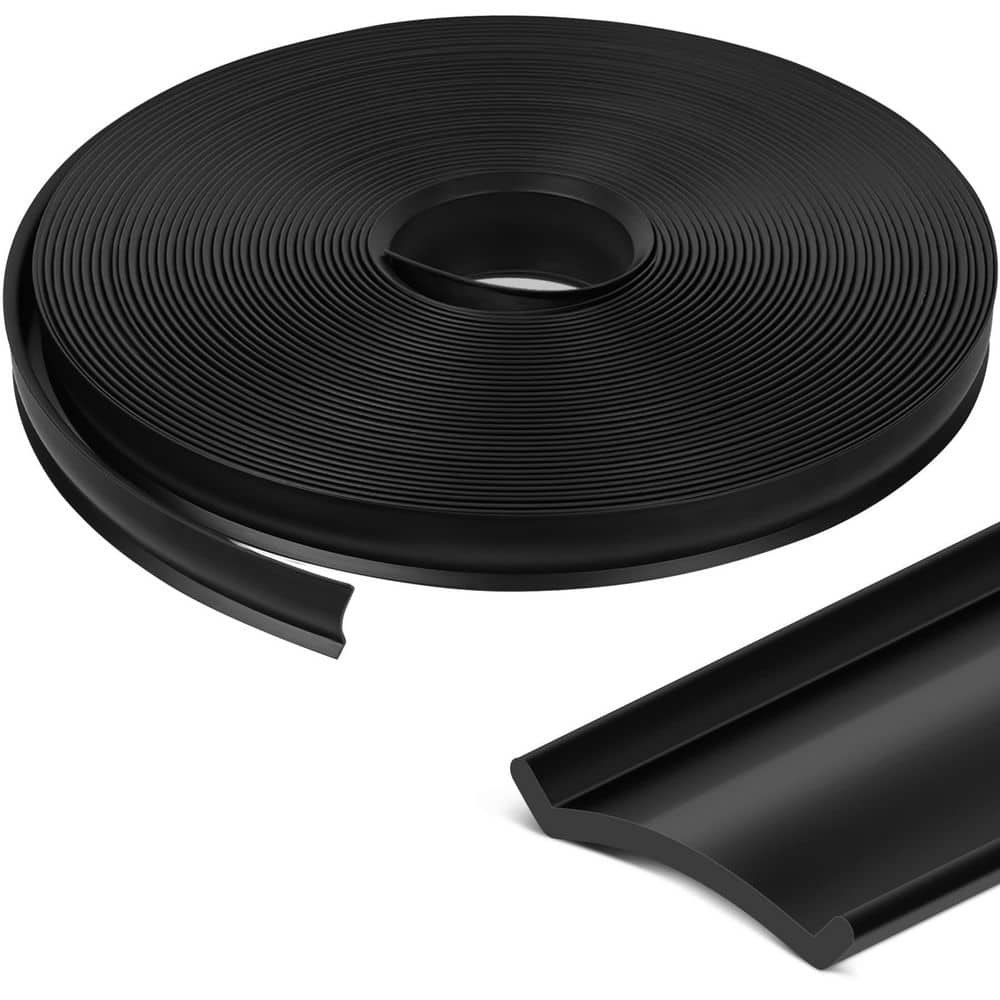 RV Trim Molding Insert 25 FT TPE Weather Stripping Exterior Screw Cover Corner Channel for Camper Trailer Boat Black price history on PriceWatchPro