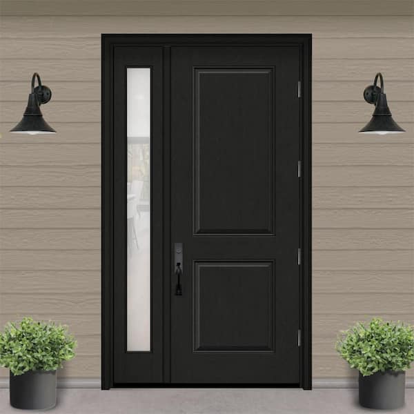 Steves & Sons Legacy 64 in. x 80 in. 1/4 Toplite Rain Glass
