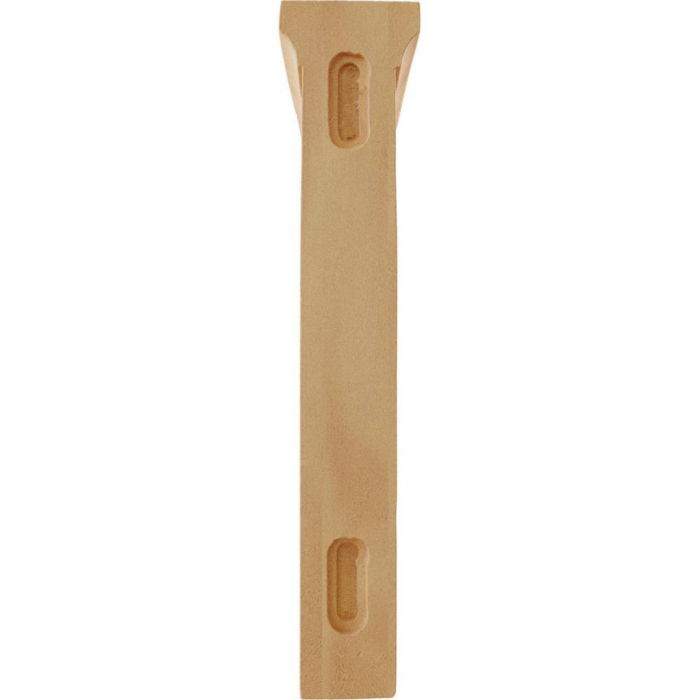 Extra Large Red Oak Wood Corbel Bracket, 2.5"W x 8"D x 12"H