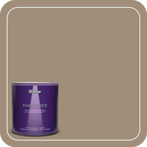 BEHR MARQUEE 1 qt. #ECC-17-1 Cottage Walk Eggshell Enamel Interior Paint & Primer