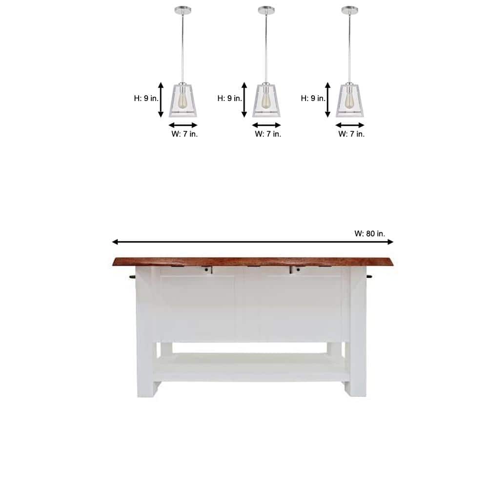 Knightley 1-Light Chrome and Clear Glass Mini Pendant