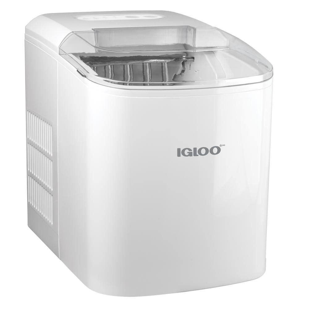 IGLOO 26-Pound Portable Ice Maker, White