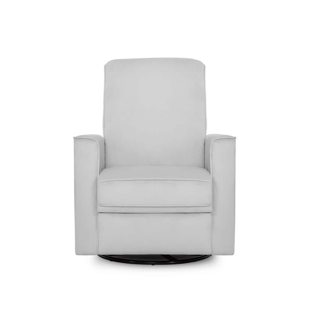 Harlow Deluxe 31" Gray Metal Swivel & Power Recliner with USB