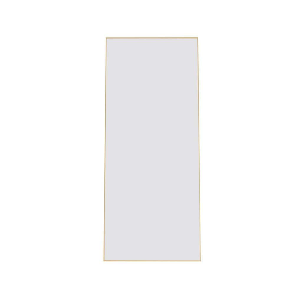 32 in. W x 71 in. H Rectangular Aluminum Framed Wall Mount or Floor Standin