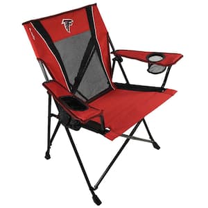 Premium Pro Football Atlanta Falcons Red Polyester Camping Chair with Cup Holder