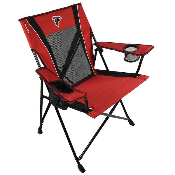 ITOPFOX Premium Pro Football Atlanta Falcons Red Polyester Camping Chair with Cup Holder