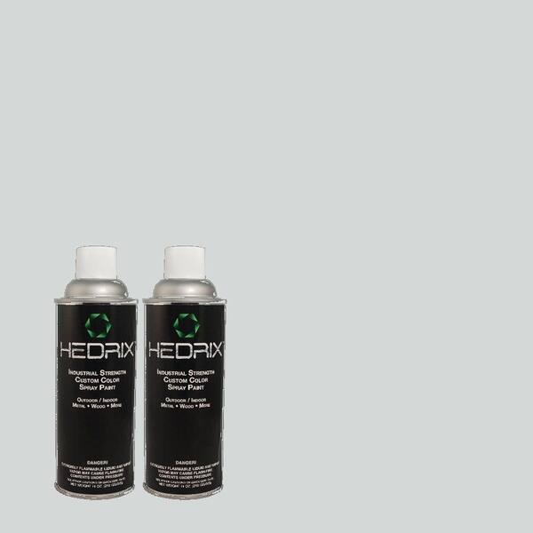 Hedrix 11 oz. Match of 740E-2 Misty Surf Low Lustre Custom Spray Paint (2-Pack)